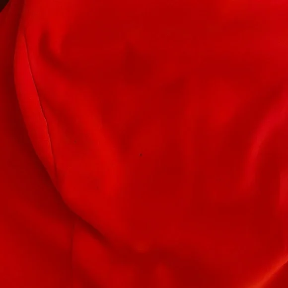 J.O.A. Orange crop top with tie - Picture 2 of 6